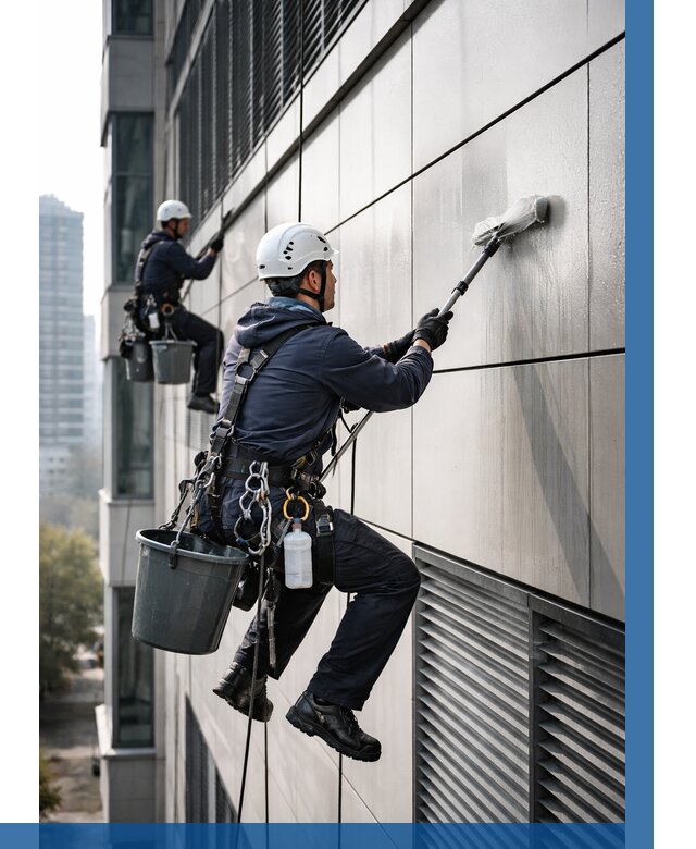 Мойка вентилируемого фасада в Узловой от 255 р. | ВЫСОТНИК-Злв