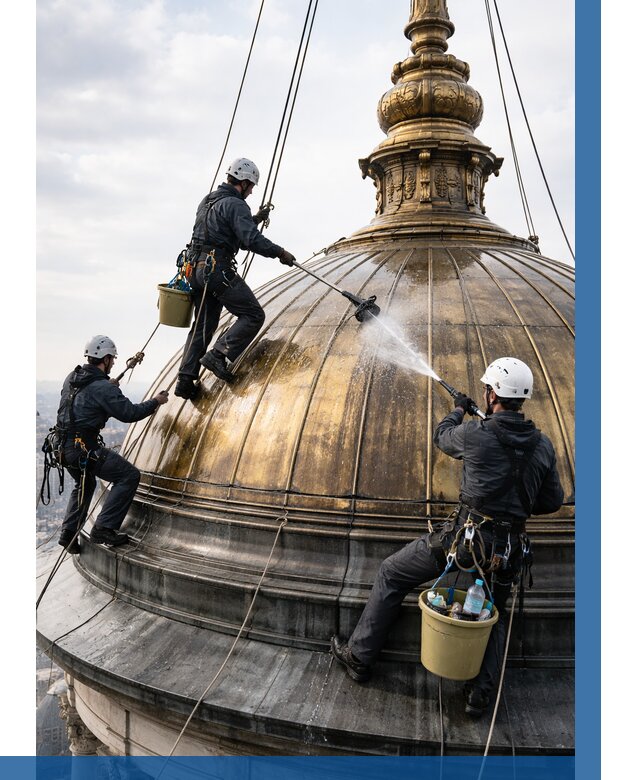 Мойка куполов и шпилей в Узловой от 8148 р. - заказать | ВЫСОТНИК-Злв