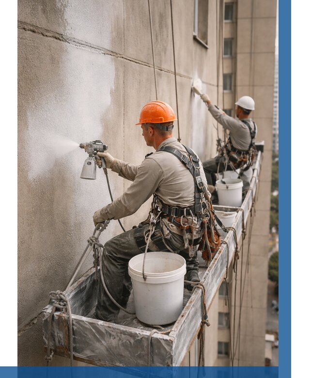 Грунтовка фасада на высоте в Узловой от 122 р. | ВЫСОТНИК-Злв