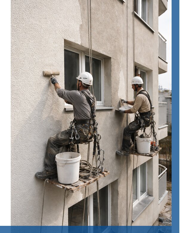 Нанесение короеда на фасад в Узловой от 458 р. | ВЫСОТНИК-Злв