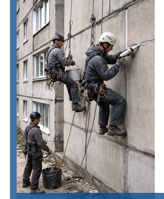 Герметизация межпанельных швов в Узловой с гарантией герметичности