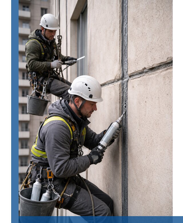 Герметизация деформационных швов фасада в Узловой качественно