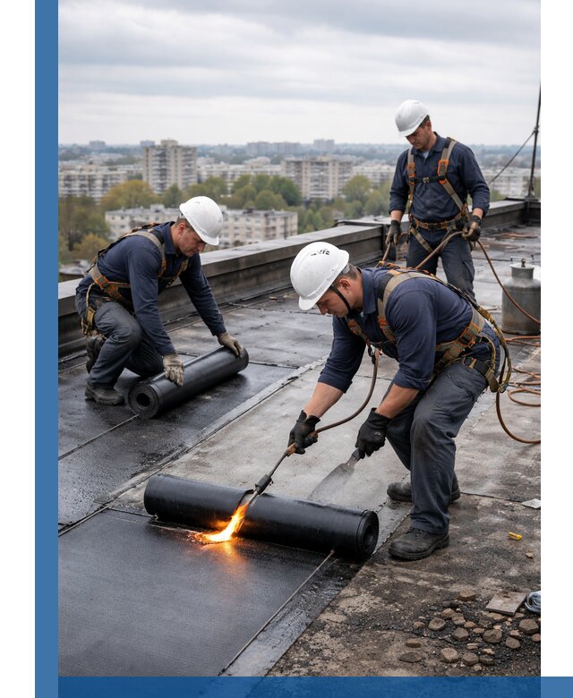 Ремонт наплавляемой кровли в Узловой качественно и надежно