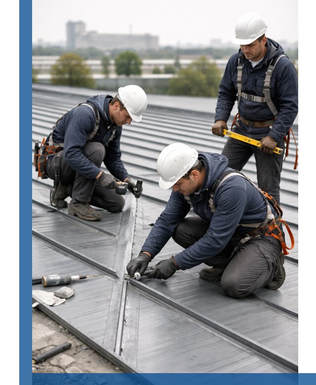 Ремонт фальцевой кровли в Узловой срочно и качественно