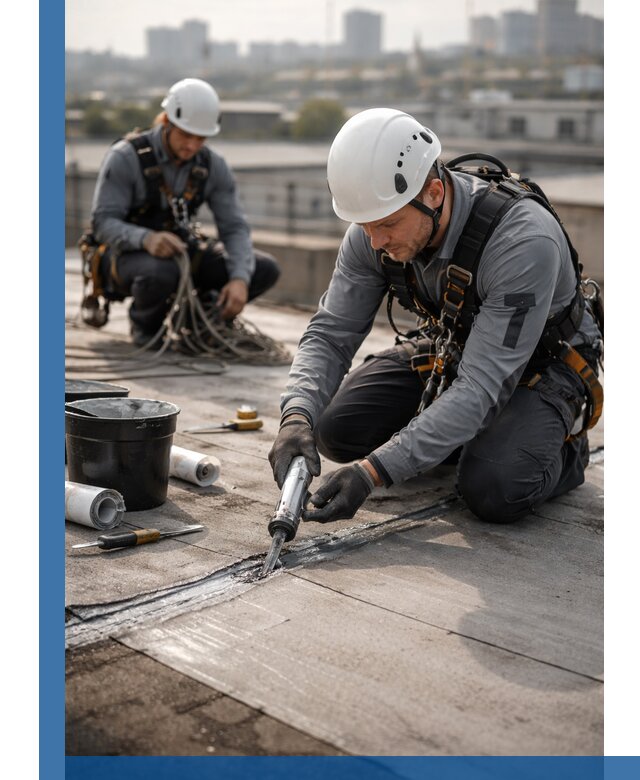 Аварийное и капитальное устранение протечек кровли в Узловой