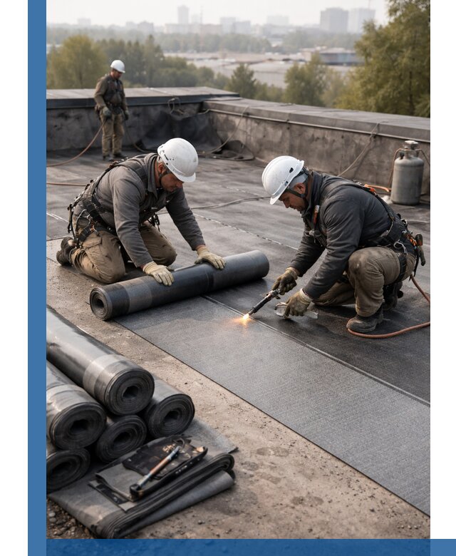 Монтаж мягкой кровли в Узловой профессионально и надежно