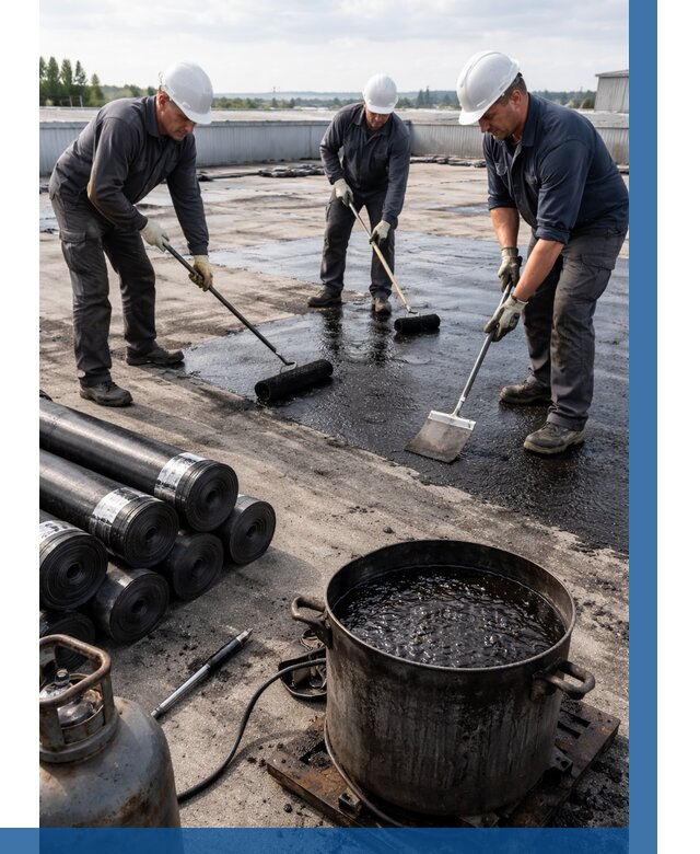 Гидроизоляция кровли мастикой в Узловой от 611 р. | ВЫСОТНИК-Злв