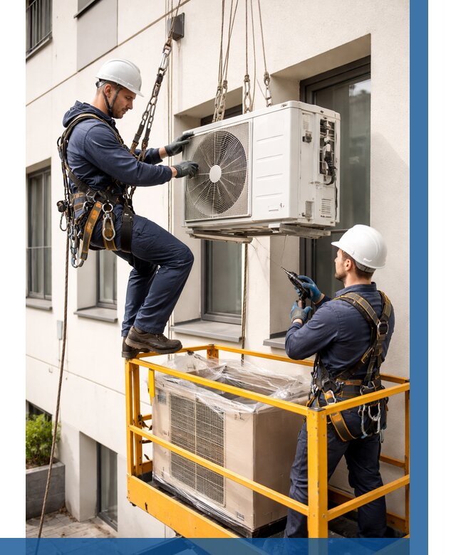 Демонтаж внешнего блока кондиционера в Узловой от 3565 р. | ВЫСОТНИК-Злв