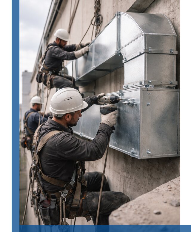 Профессиональный монтаж вентиляционных коробов в Узловой под ключ