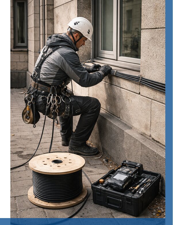 Прокладка оптоволоконного кабеля в Узловой от 815 р. | ВЫСОТНИК-Злв