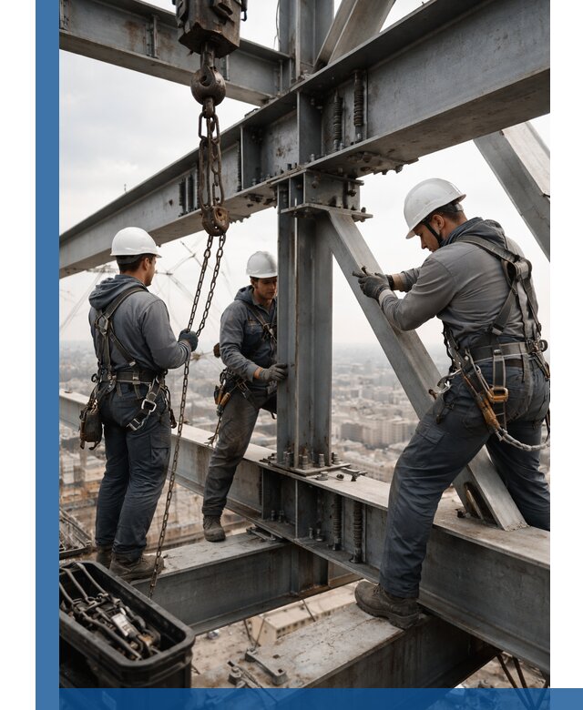 Профессиональный монтаж металлоконструкций на высоте в Узловой