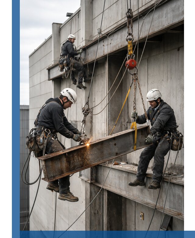 Демонтаж металлоконструкций на высоте в Узловой под ключ