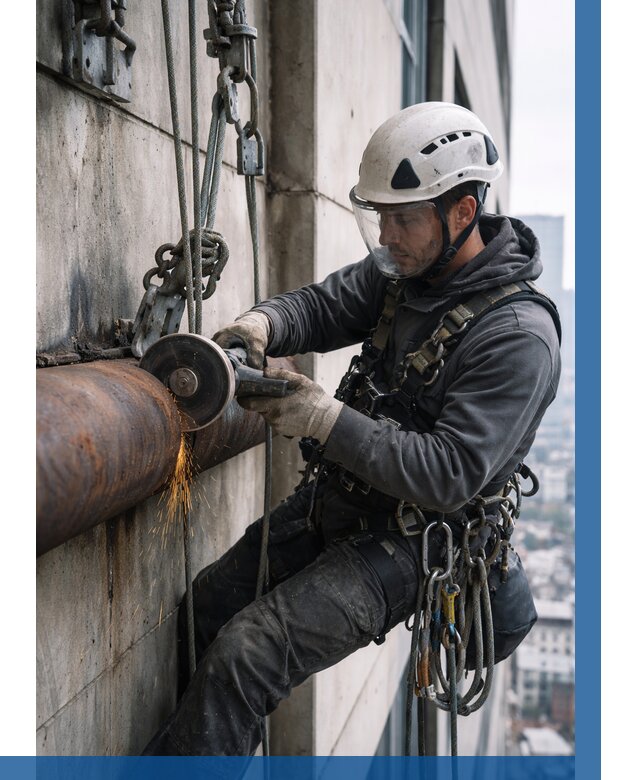 Резка металла на высоте в Узловой по цене от 4583 р. | ВЫСОТНИК-Злв