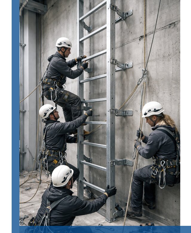 Монтаж металлических лестниц в Узловой под ключ со гарантией