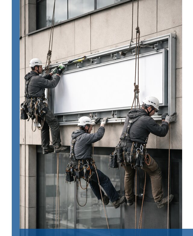 Профессиональный монтаж светового короба под ключ в Узловой