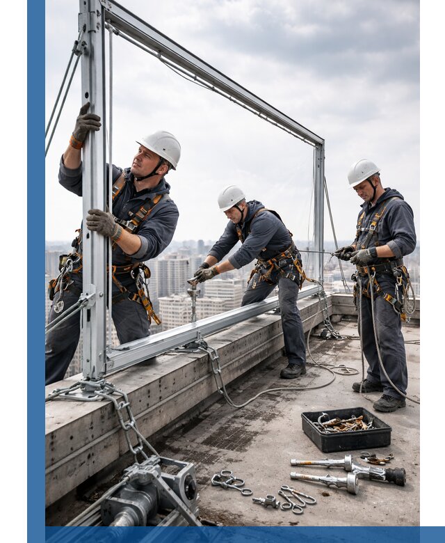 Монтаж крышных рекламных конструкций под ключ в Узловой