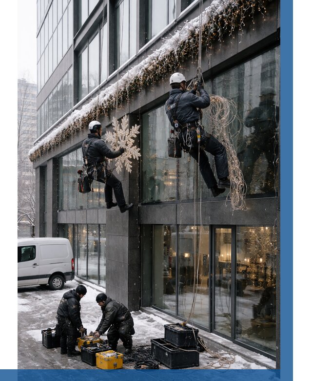 Демонтаж новогоднего оформления в Узловой от 5602 р. | ВЫСОТНИК-Злв