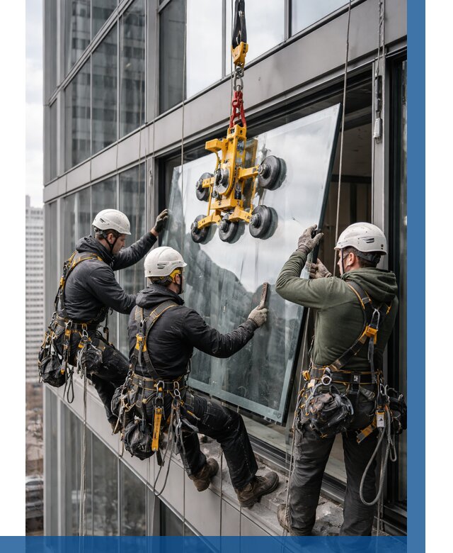 Фасадное остекление зданий под ключ в Узловой от 10185 р. | ВЫСОТНИК-Злв