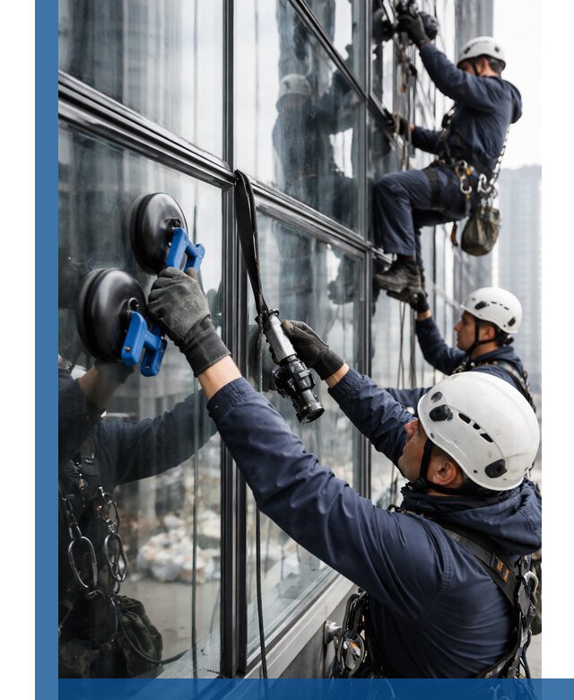 Радиусное остекление фасадов под ключ в Узловой с гарантиями