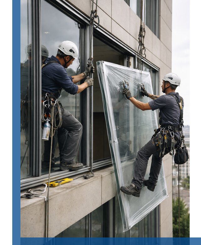 Профессиональная замена стекла в витраже в Узловой с гарантией