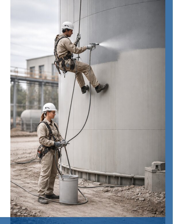 Покраска резервуаров в Узловой от 1222 р. | ВЫСОТНИК-Злв — заказать