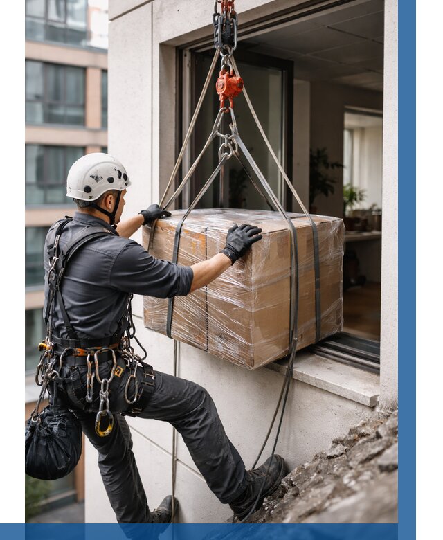 Подъем груза через окно в Узловой от 4583 р. | ВЫСОТНИК-Злв