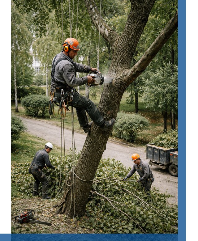 Кронирование деревьев в Узловой от 6620 р. | ВЫСОТНИК-Злв