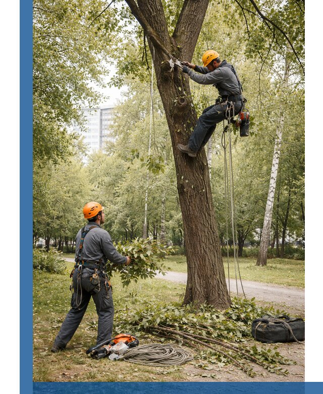 Санитарная обрезка деревьев в Узловой, профессионально и безопасно