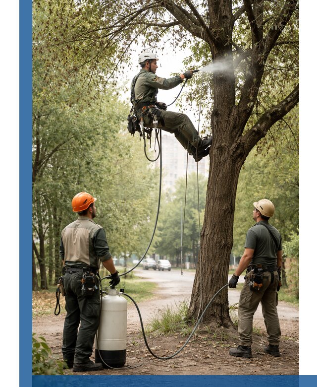 Обработка деревьев от вредителей в Узловой профессиональная защита