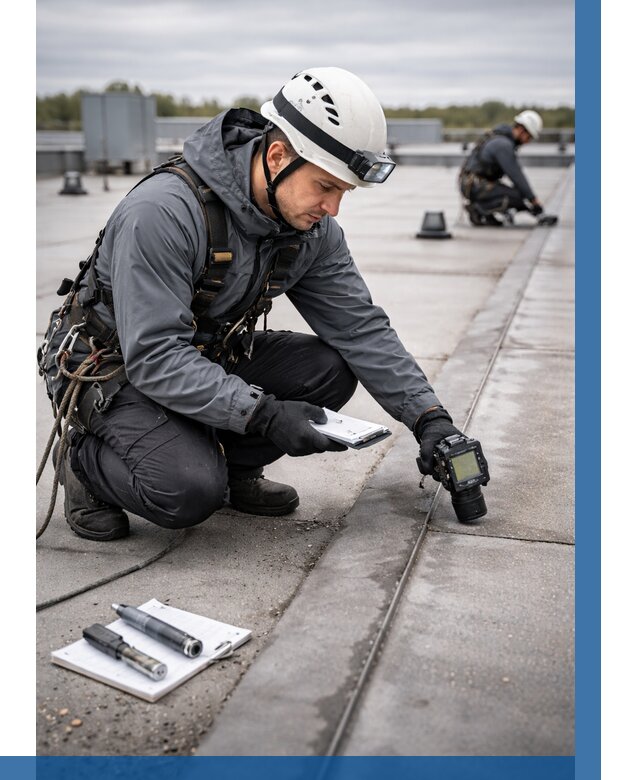 Обследование кровли на протечки в Узловой от 4583 р. | ВЫСОТНИК-Злв