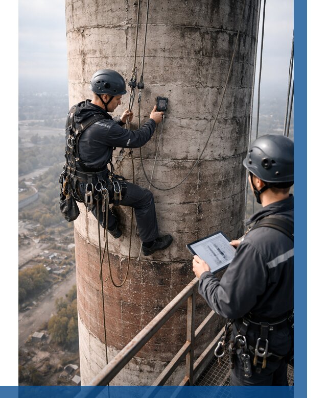 Обследование дымовой трубы в Узловой от 8148 р. | ВЫСОТНИК-Злв