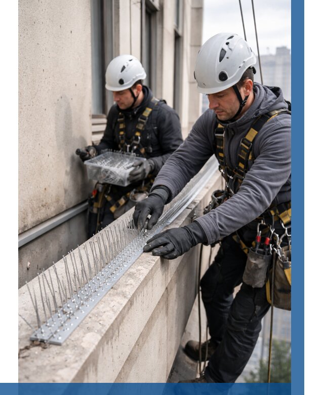 Установка шипов от птиц в Узловой от 866 р. | ВЫСОТНИК-Злв